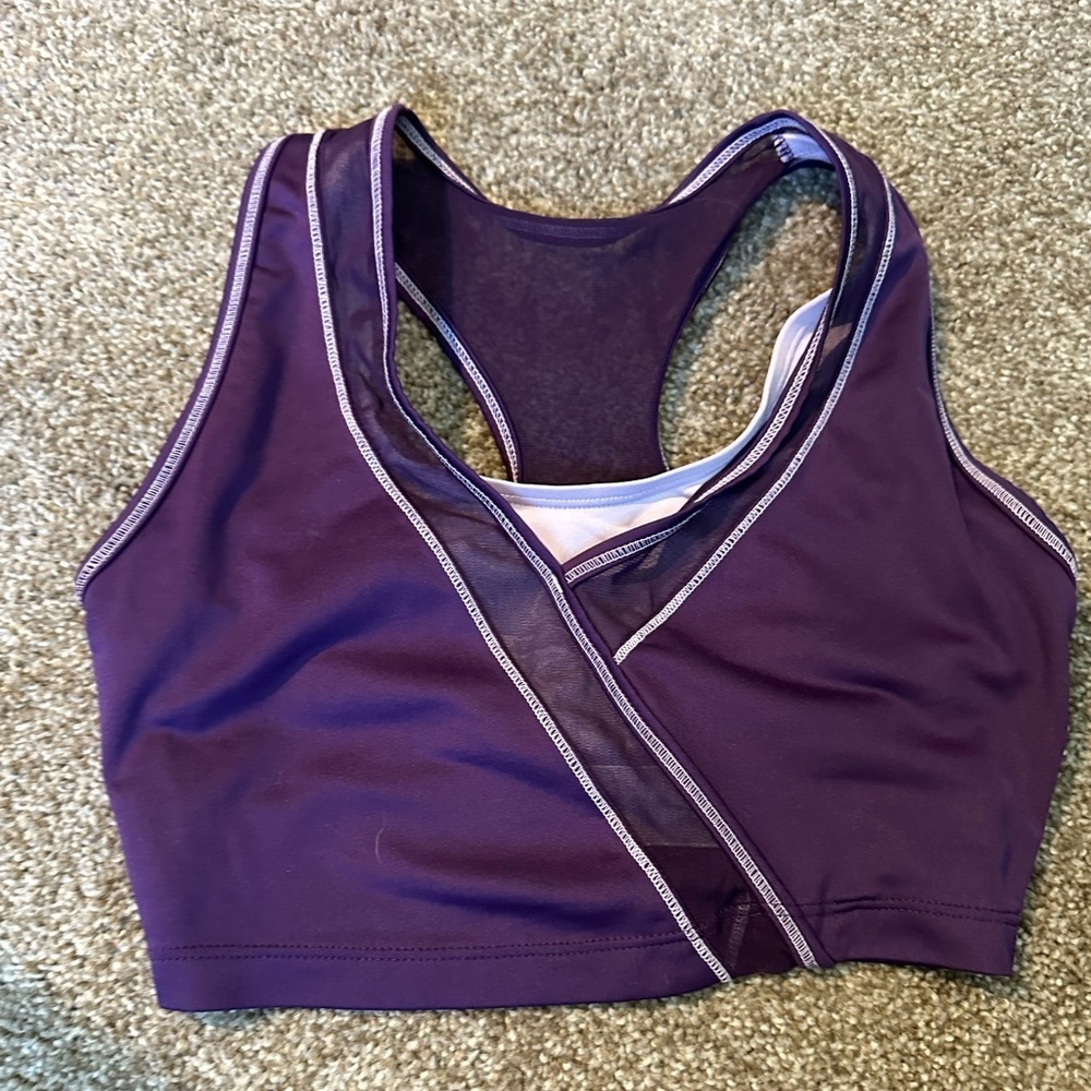Ativa Black Medium Support Sports Bra Women’s XS Workout Gym Yoga